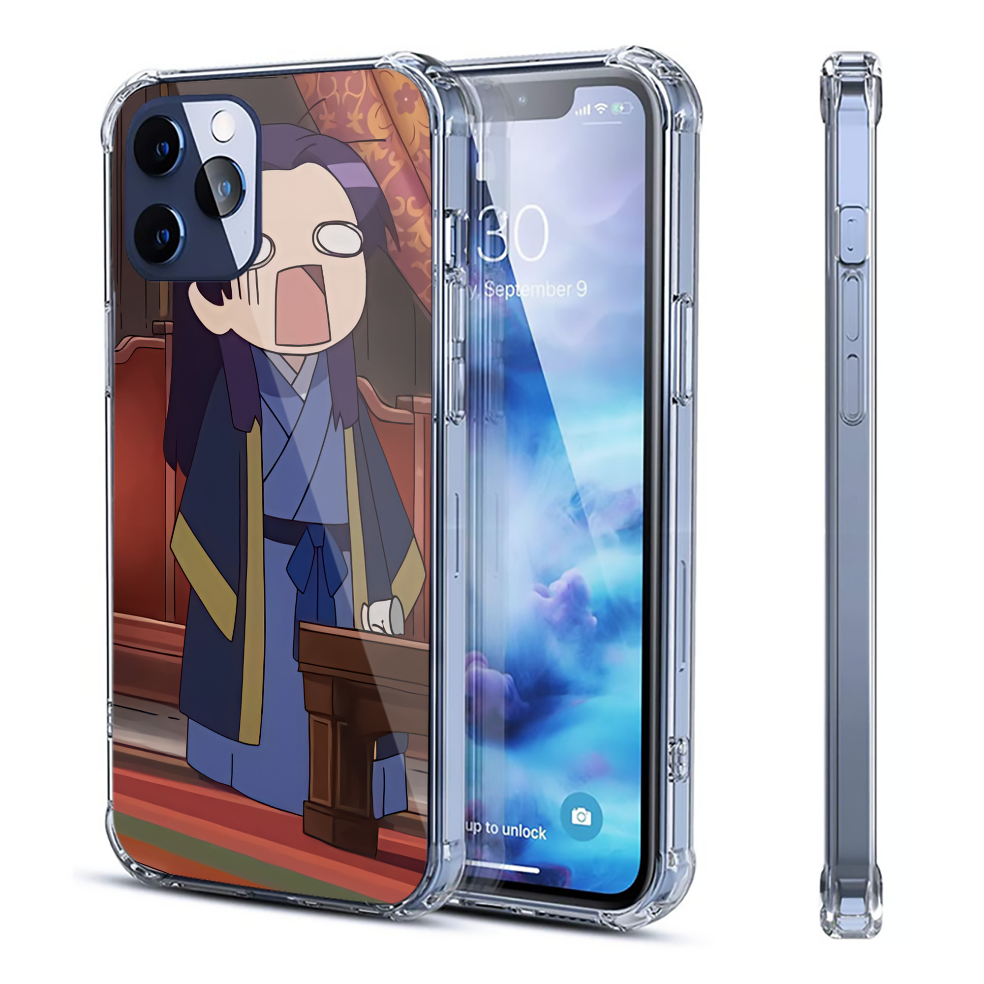 （画像用） 薬屋のひとりごと The Apothecary Diaries 【iPhone 12シリーズ対応】透明スマホケース（クリアソフトケース）